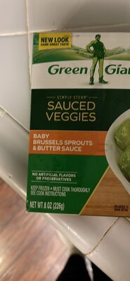 Simply Steam Sauced Veggies Baby Brussels Sprouts & Butter Sauce