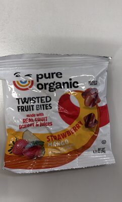 Twisted fruit bites strawberry mango