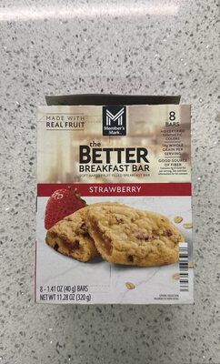 BETTER BREAKFAST BAR SOFT BAKED FRUIT FILLED BREAKFAST BAR STRAWBERRY