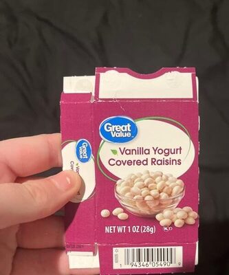 Vanilla Yogurt Covered Raisins