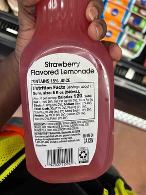 Strawberry Flavored Lemonade