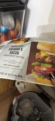 CHEDDAR & BACON ANGUS BEEF PATTIES