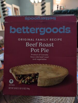 Beef roast pot pie