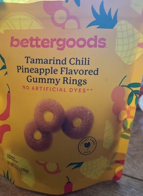 Tamarind Chili Pineapple Flavored Gummy Rings