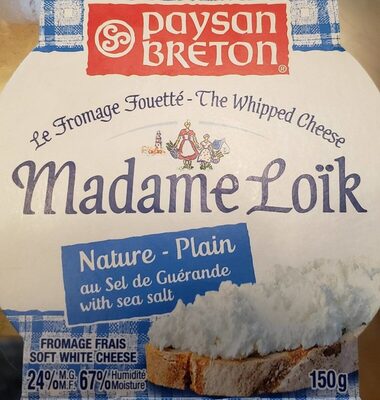 Le Fromage Fouetté - Nature au Sel de Guérande