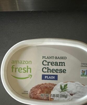 Plain plant-based cream cheese