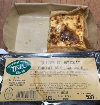 Quiche du bougnat