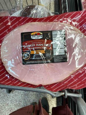 Smoked Ham Slice With Natural Juices