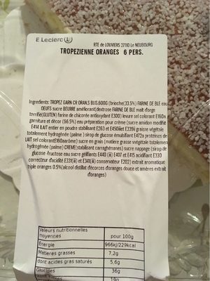 Tropezienne oranges