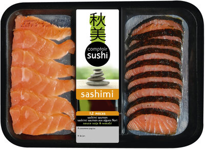Sashimi de saumon