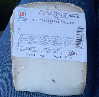 Tomme brebis chèvre