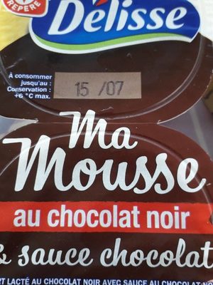 Ma mousse au chocolat noir & sauce chocolat noir