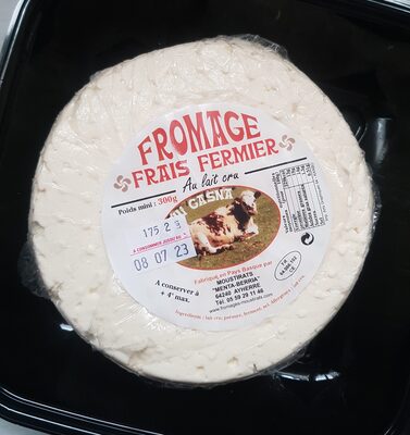 Fromage fermier au lait cru de vache