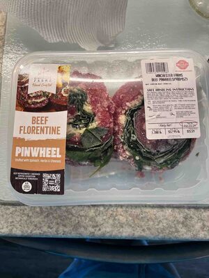 Beef Florentine Pinwheel