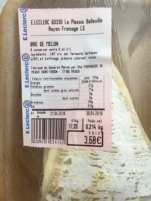 BRIE DE MELUN