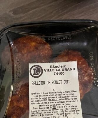 Poulet  cuit