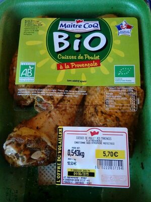 Cuisse de poulet à la provençale