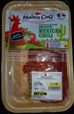 Aiguillettes de Dinde Mexicain Chili