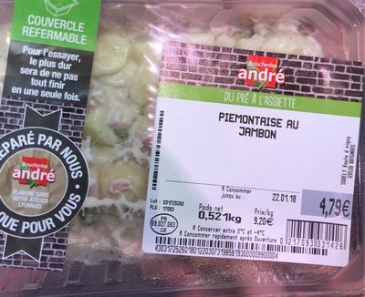 Piemontaise au jambon