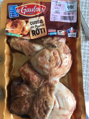 Cuisses de poulet rôti