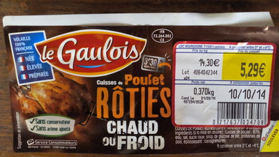 Cuisses de Poulet Rôties
