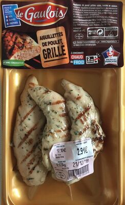 Aiguillettes de poulet grille