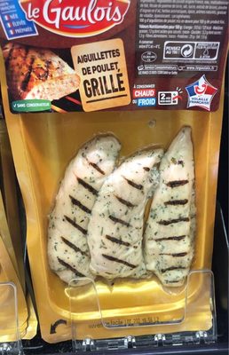 Aiguillettes de poulet grillé