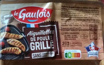 Aiguillettes de poulet grillé