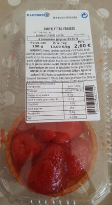tartelettes fraises
