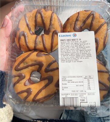 Donuts choco noisette