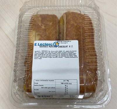 Suisses pépites chocolat