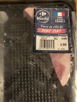 Carre de porc cuit