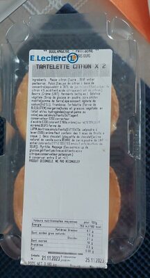 Tarte au citron