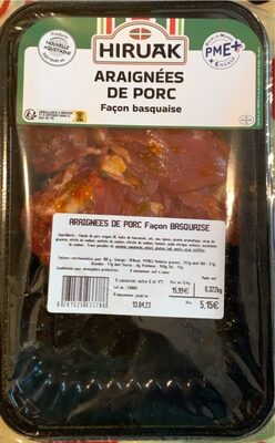 Araignée de porc façon basquaise