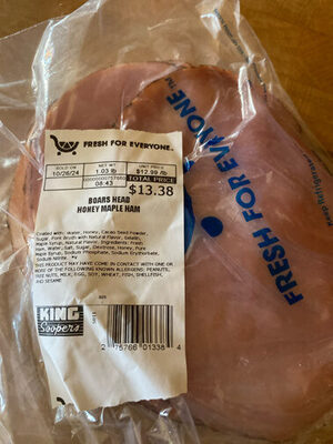Sliced Honey Maple Ham