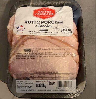 Roti de porc fumé
