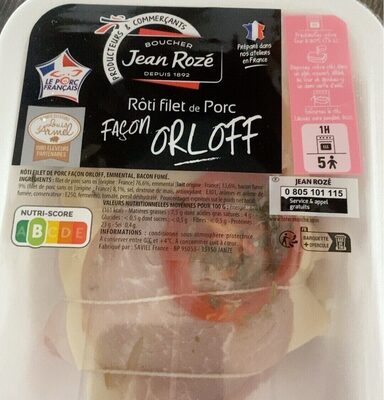 Roti filet de porc Orloff