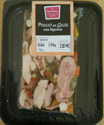 Poulet en gelée aux légumes