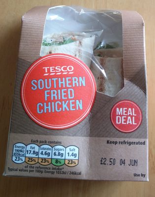 Tesco Southern fried chicken wrap