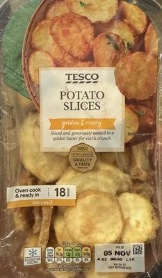 Crispy potato slices