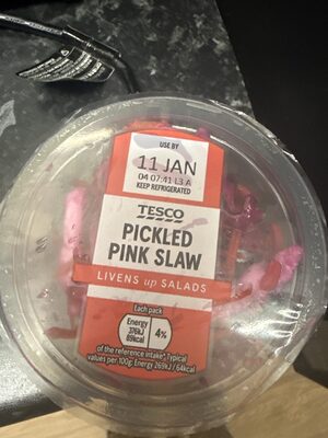 Pickled pink slaw