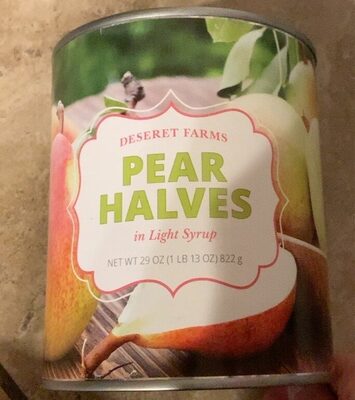 Pear halfs