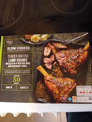 Tender British lamb shanks