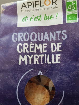 croquants crème de myrtille