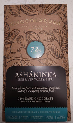 Ashaninka 72% Dark Chocolate