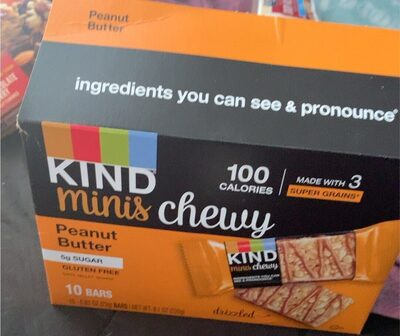 Minis chewy peanut butter