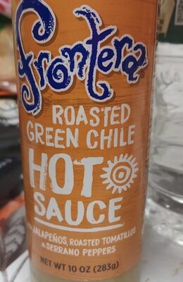 Roasted green Chile hot sauce