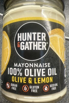 Mayonnaise 100% olive oil. Olive & Lemon