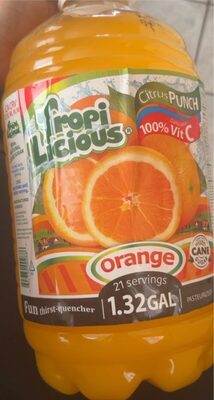 Orange citrus punch