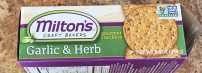 Garlic & Herb Baked Crackers